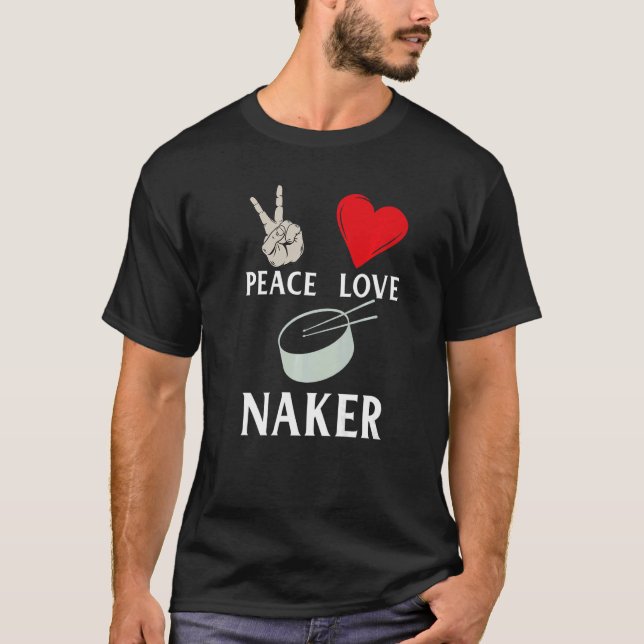 T-shirt Naker Musical Instrument Naqareh Instrument Musiqu (Devant)