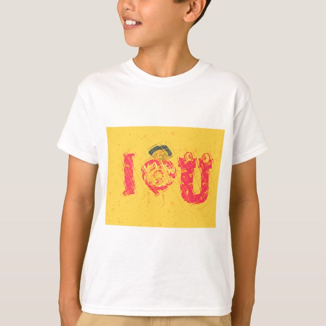 T-shirt Nakupenda - I Love U Swahili Mot Texte Signifiant  (Devant)