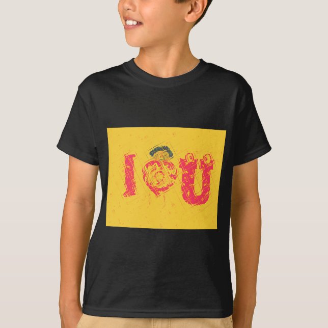 T-shirt Nakupenda - I Love U Swahili Mot Texte Signifiant  (Devant)