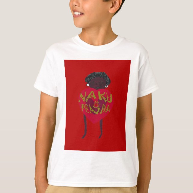 T-shirt Nakupenda Sana Art Print Swahili Design (Devant)