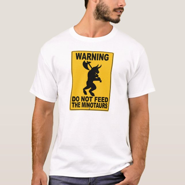 T-shirt N'alimentez pas le Minotaurs (Devant)