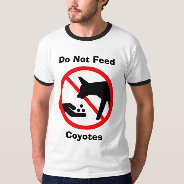 T-shirt N'alimentez pas les coyotes (Devant)