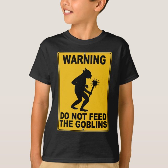 T-shirt N'alimentez pas les lutins (Devant)
