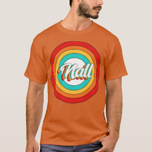 T-shirt Nall Nom Chemise Vintage Nall Cercle