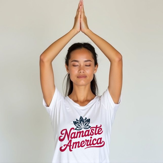 T-shirt Namaste America Yoga Patriotic (Créateur téléchargé)