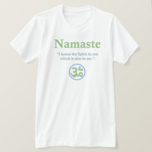T-shirt Namaste - avec citation et symbole Om