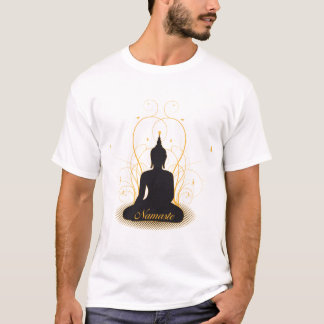 T-shirt Namaste élégant Bouddha