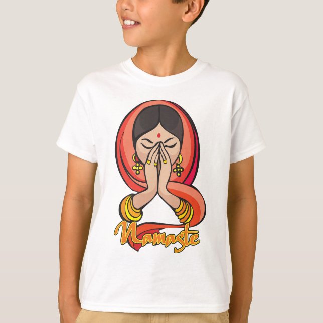 T-shirt Namaste indou (Devant)
