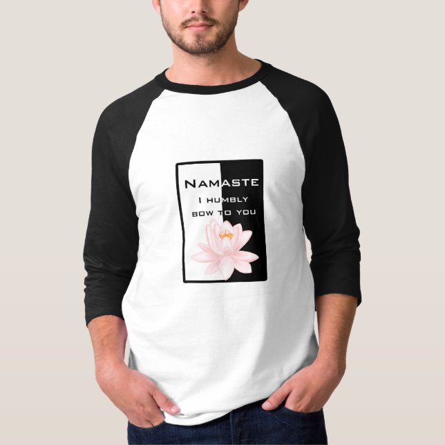 T-shirt Namaste - Je vous salue humblement (Devant)