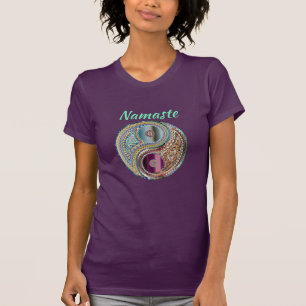 T-shirt Namaste Jewel Toned Yin et Yang