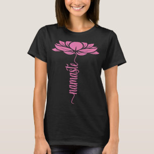 T-shirt Namaste Lotus Fleurs Yoga Pour Hommes Femmes Yoga