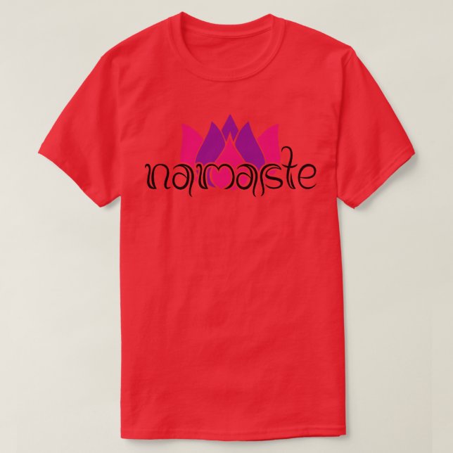 T-shirt Namaste Lotus Flower (Design devant)