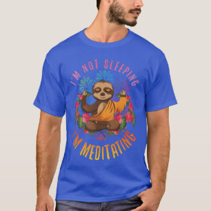 T-shirt Namaste Méditation Animale Mandala Paresseux Yoga