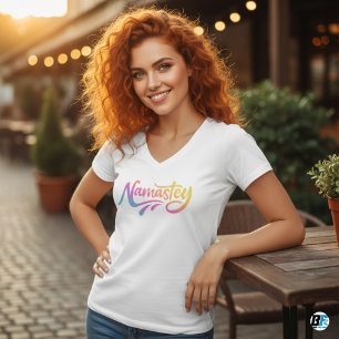 T-shirt Namaste   Méditation spirituelle moderne Yoga T-sh