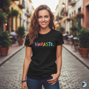 T-shirt Namaste Méditation spirituelle moderne Yoga T-sh