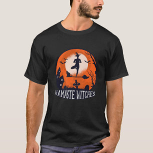 T-shirt Namaste Witches Halloween Witch Yoga Halloween