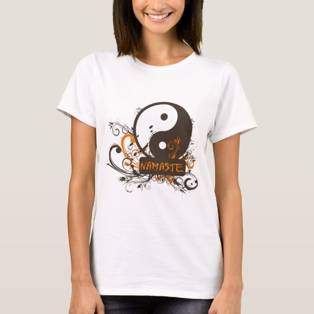 T-shirt Namaste Yin Yang (Devant)