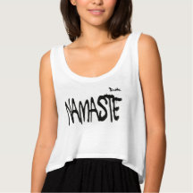 NAMASTE YOGA SHIRT AVEC FLEURS DE VIE EN ARRIÈRE I