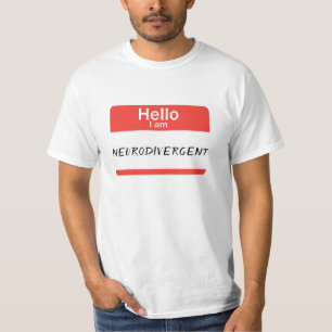 T-Shirt Nametag Neurodivergent