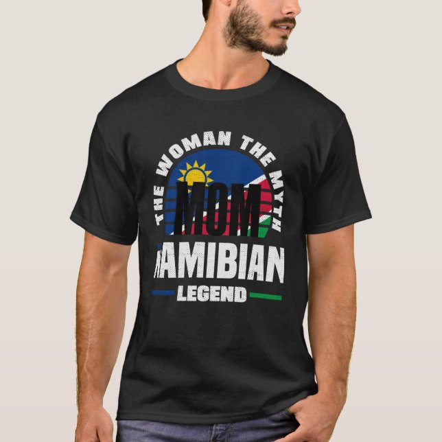 T-shirt Namibian Namibia Namibian Flag Quote (Devant)