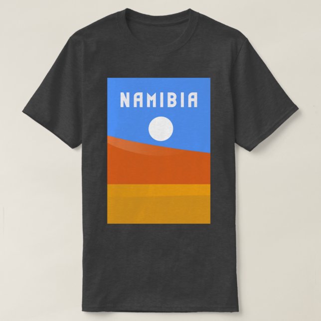 T-shirt Namibie voyage Afrique Long (Design devant)