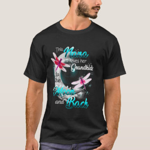 T-shirt Nana Adore Ses Petits-Enfants Lune-Lune