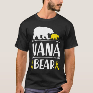 T-shirt Nana Bear Grandma De Sensibilisation Au Cancer Che
