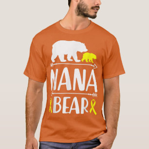 T-shirt Nana Bear Grandma De Sensibilisation Au Cancer Che
