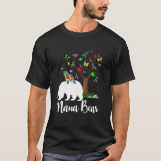 T-shirt Nana Bear Sensibilisation sur l'autisme Love Suppo