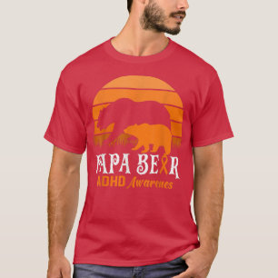 T-shirt Nana Bear TDAH Maman Journée nationale de sensibil