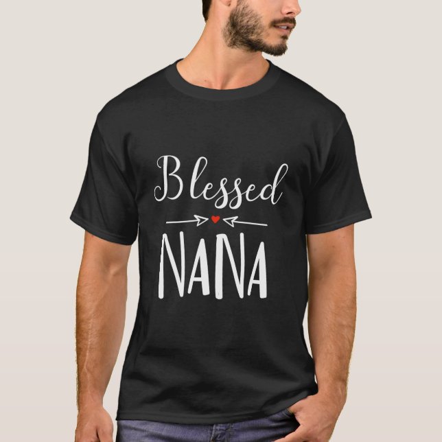 T-shirt Nana bénie pour grand-mère (Devant)