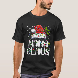 T-shirt Nana Claus illumine la famille du pyjama