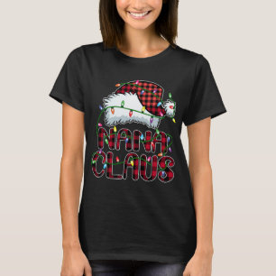 T-shirt Nana Claus Lumières Noël Pyjama Famille Correspond