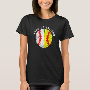 T-shirt Nana De Ballers Baseball Softball Nana