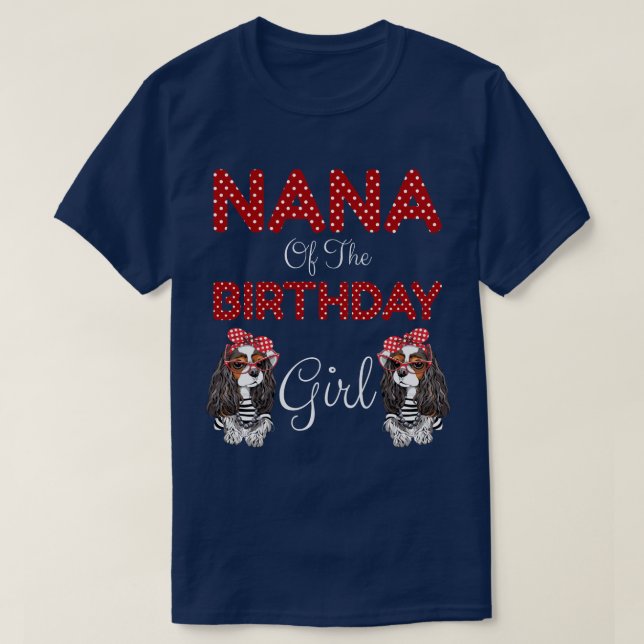 T-shirt Nana De La Fille Anniversaire (Design devant)