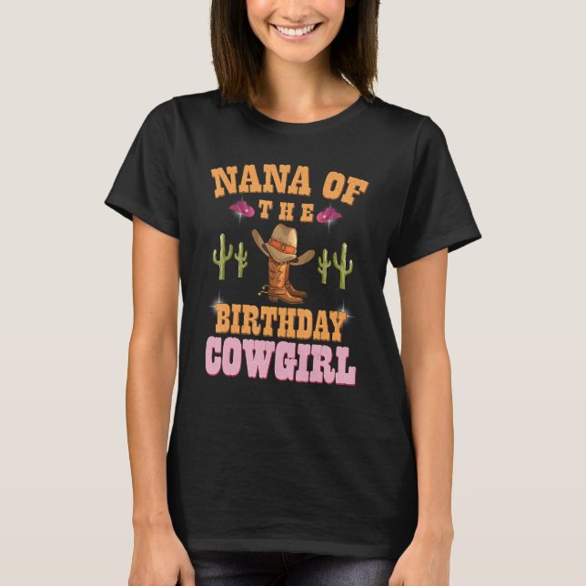 T-shirt Nana De L'Anniversaire Femme Occidentale Filles Th (Devant)