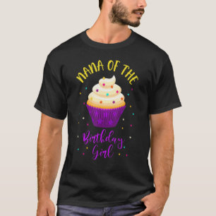 T-shirt Nana de l'anniversaire fille Cupcake Sweet B-Day F