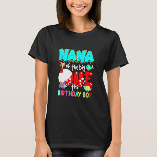 T-shirt Nana De L'Anniversaire Garçon Pêche Anniversaire