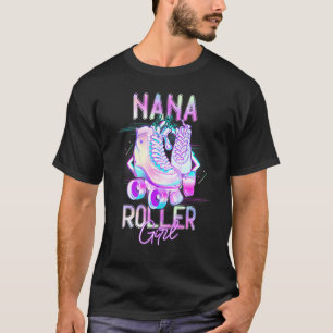 T-shirt Nana De Roller Girl Roller Patinage Anniversaire M
