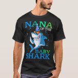 T-shirt NANA Du Bébé Shark Birthday Brother Shark Shir<br><div class="desc">Birthday Shark,  Birthday Boy Shark,  Birthday Boy,  Birthday Girl Shark,  Family Matching Shark,  Shark,  NANA Of The Baby Shark Birthday Brother Shark Shirt</div>