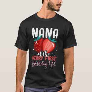 T-shirt Nana du Berry Premier anniversaire fille mignonne