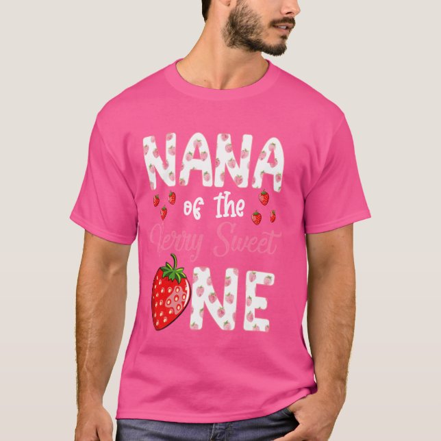 T-shirt Nana Du Berry Sweet One Strawberry Premier Naissan (Devant)