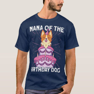 T-shirt Nana Du Chien Anniversaire Anniversaire Corgi Chie