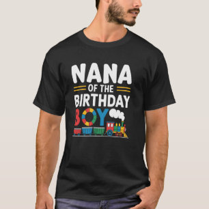 T-shirt Nana du garçon d'anniversaire Thème Train Jouets T