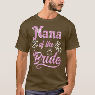 T-shirt Nana Du Wedding shower De Mariée Qui Correspond À 