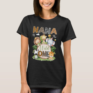 T-shirt Nana du Wild One 1er anniversaire Enfants Safari J