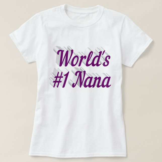 T-shirt Nana en violet (Design devant)