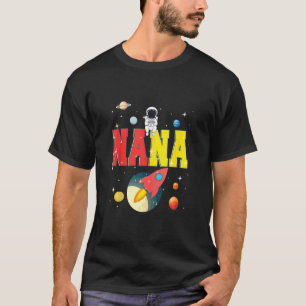 T-shirt Nana Funny Anniversaire Astronaut de l'espace Fami