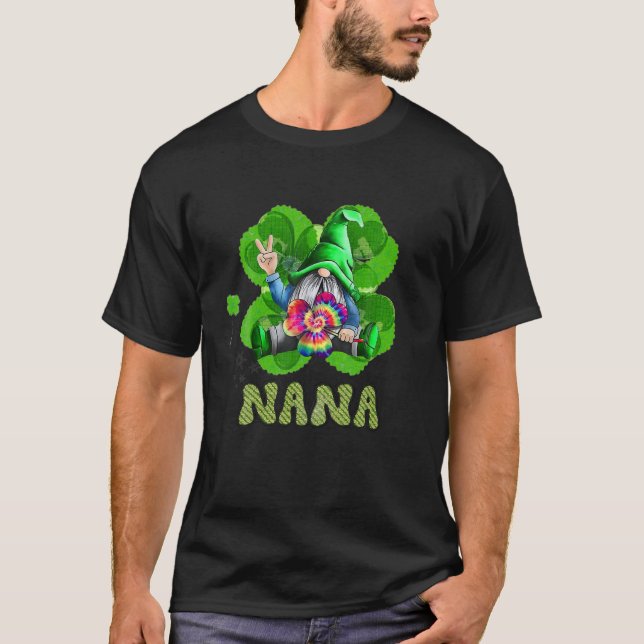 T-shirt Nana Gnome Patrick Day (Devant)