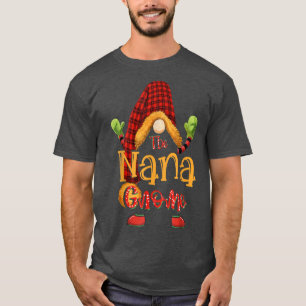 T-shirt Nana gnome pyjama de Noël assorti groupe famille